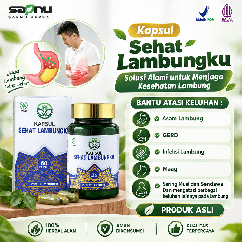 Kapsul Sehat Lambungku Isi 30 Kapsul