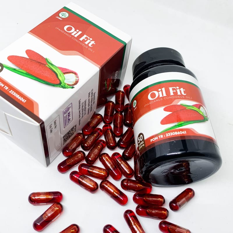 OilFit Kapsul Ekstrak Buah Merah Papua untuk Kesehatan Keluarga foto 3