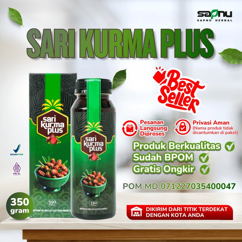 Sari Kurma Plus Asli 100% Original