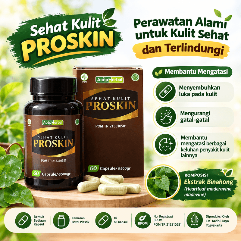Proskin Kapsul Solusi untuk Kesehatan Kulit