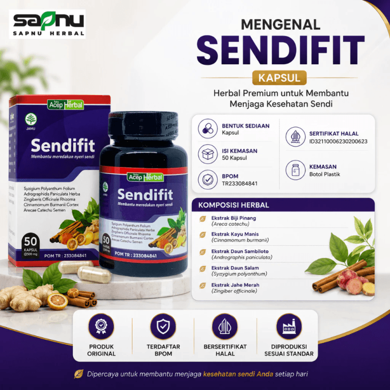 SendiFit Kapsul Solusi Masalah Tulang & Persendian foto 2