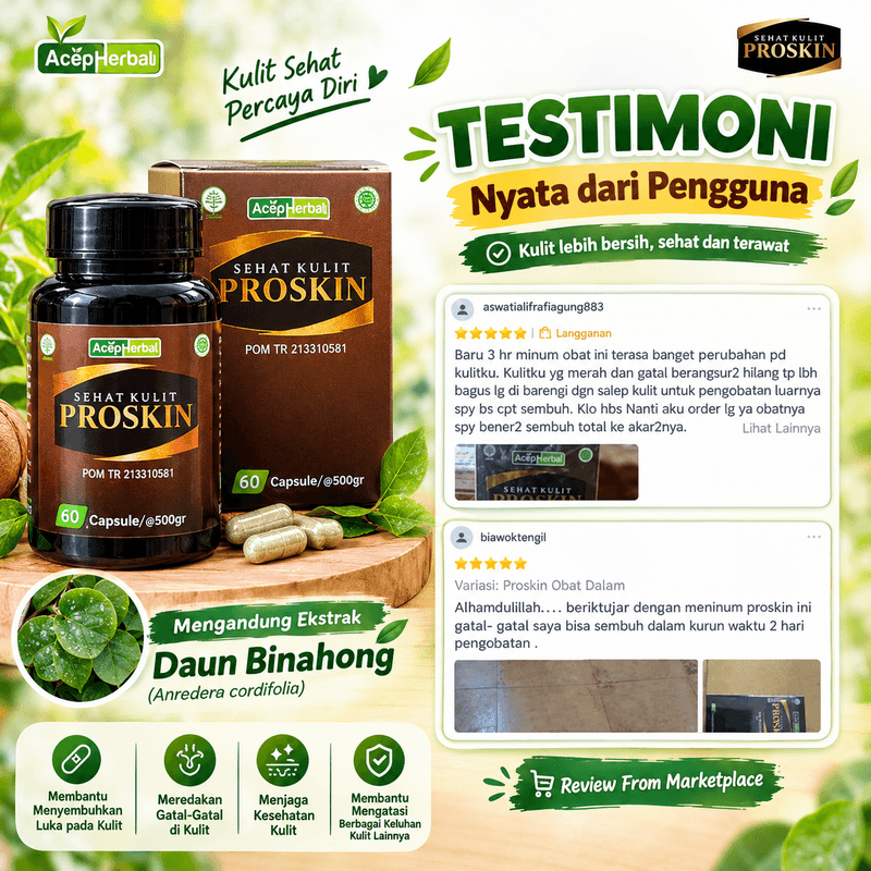 Proskin Kapsul Solusi untuk Kesehatan Kulit foto 3