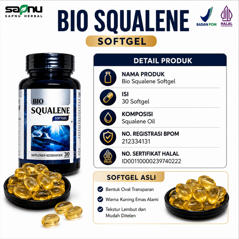 Bio Squalene Softgel foto 2
