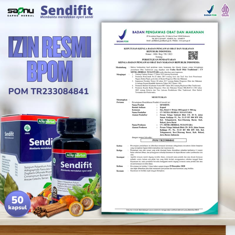 SendiFit Kapsul Solusi Masalah Tulang & Persendian foto 6