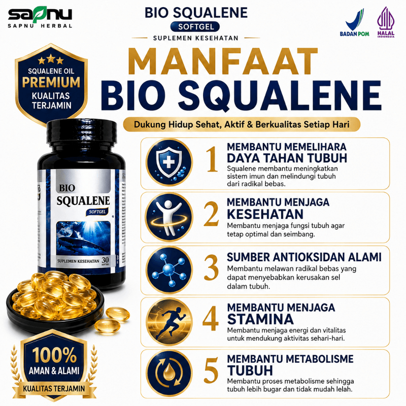 Bio Squalene Softgel foto 4