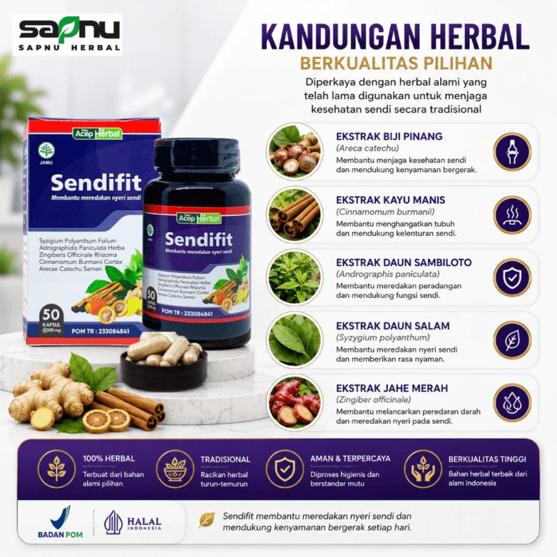 SendiFit Kapsul Solusi Masalah Tulang & Persendian foto 3